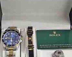 Rolex qol saatı dəsti
