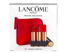 Dodaq boyası Lancme Paris LAbsolu Rouge 3lü