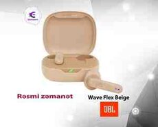 Simsiz qulaqlıqlar JBL Wave Flex Beige (JBLWFLEXBEG)