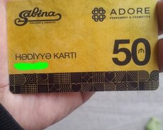 Sabina parfum ve Adore parfum hediye karti