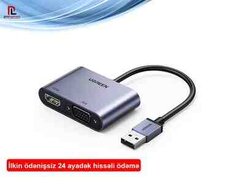 20518 UGREEN USB 3.0 TO HDMI ,  VGA CONVERTER CM449