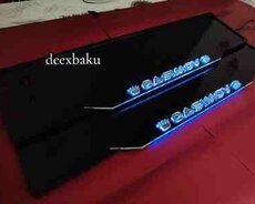 Fərdi dizaynlı işıqlı və işıqsız nömrə qabı