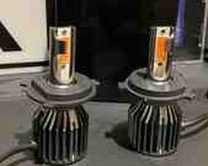 Çəhrayı led işıqlar H4