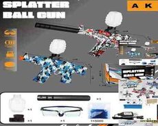 Oyuncaq silah Blaster AK Mini 074T39 (qırmızı)