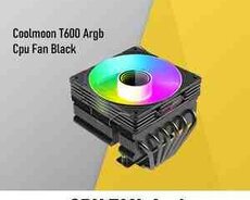 Argb CPU fan Coolmoon T600 Black