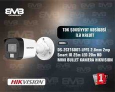 Müşahidə kamerası DS-2CE16DOT-LPFS 2.8mm 2MP Smart IR 25m LED 20m