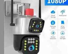 Wi-Fi Simsiz PTZ360 2 kamera 12MP, 4K +64GB