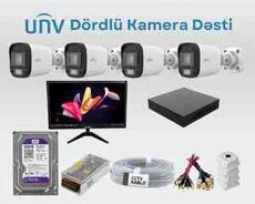 UNV dördlü kamera dəsti