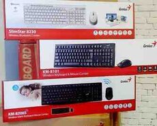 Klaviatura və kompüter siçanı Wireless Combo Genius, A4TECH