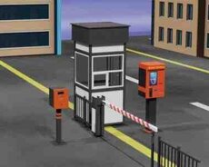 Kamerali şlaqbaum sistemi