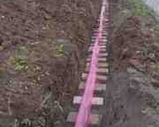 Elektrik xətləri üçün işarə daşı