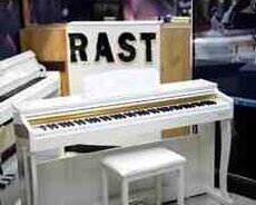 Elektro piano Allegro, AG - F100 POLISH - White