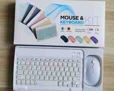 Mouse klaviatura Kit white