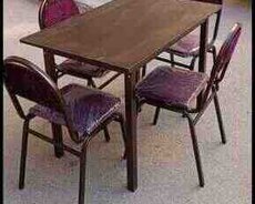 Masa və oturacaqlar