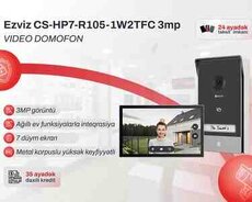Video Domofon ,  Smart Ev Zəng Sistemi (2 il zəmanət) Ezviz CS-HP7-R105-1W2TFC (3 MP)