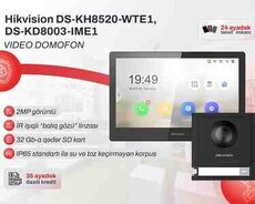 Video domofon dəsti (2 il zəmanət) Hikvision DS-KD8003-IME1 + DS-KH8520-WTE1