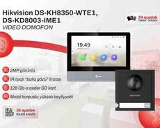 Video Domofon dəsti Hikvision DS-KD8003-IME1 + DS-KH8350-WTE1