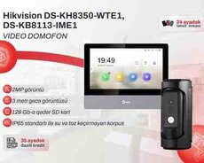 Video domofon dəsti (2 il zəmanət) Hikvision DS-KB8113-IME1 + DS-KH8350-WTE1