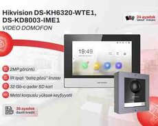 Video domofon dəsti (2 il zəmanət) Hikvision DS-KD8003-IME1 + DS-KH6320-WTE1