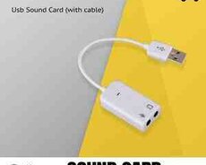 USB Sound Card (with cable)