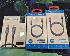 Type-c kabel 100w 240w 20gbps 40gbps 4k 60hz