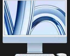 Apple iMac 24 with Retina 4.5K, Apple M3, 256GB, 8 CPU ,  10 GPU, 8GB RAM, Blue
