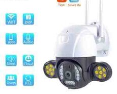 Simsiz Wifi ptz kamera 360 3mp, 2K +64GB