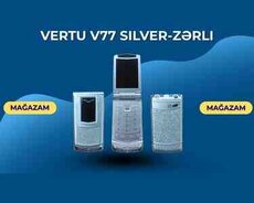 Vertu V77 Silver-Zərli