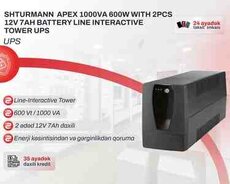 Line Interactive Tower UPS 1000VA 600W