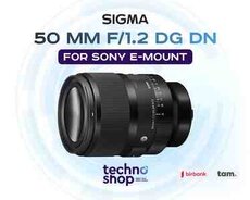 Linza Sigma 50 mm f, 1.2 DG DN for Sony E-Mount