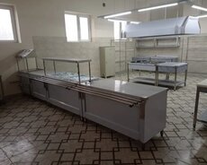 Paslanmaz restoran avadanliqlari hər ölçüde si̇fari̇şlə yiğiriq