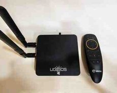 TV Box - Ugoos AM6 Plus (4, 32) + G20S Pro səsli pult