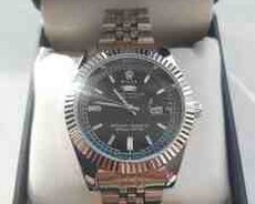 Rolex gümüş qol saatı