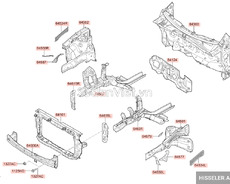 64502H6000-Lanjeron Hyundai orijinal