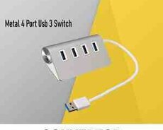 USB HUB Metal 4 Port USB 3.0
