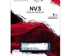 SSD Yığıcı Kingston 1000G NV3 M.2 2280 NVMe SSD (SNV3S, 1000G)
