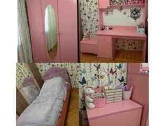 Gənc yataq otağı mebeli