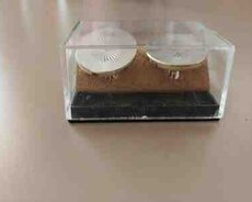 Серебряные запонки