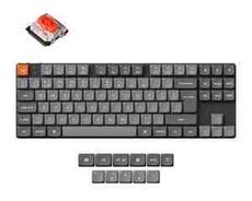 Simsiz oyun klaviaturası Keychron K1 Max Gateron White Backlight Red Switch (K1M-A1Z-AZ)