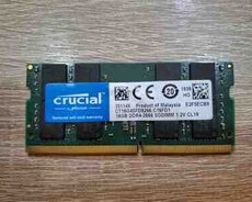 Operativ yaddaş (RAM) Crucial DDR4 16GB 2666 mhz