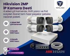 İP kamera dəsti Hikvision 4+1