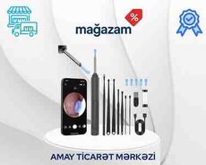 Qulaqları təmizləyən cihaz NE3 Ear Cleaner Tool with Camera LED Light Wireless Otoscope