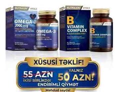 Balıq yağı Nutraxin Omega-3 2000 mg (Norveç)