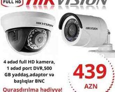 Hikvision kamera və DVR avadanlıqları