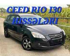 Kia Ceed, Kia Rio, Hyundai İ30 ehtiyat hissələri