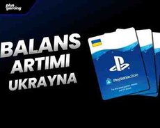 PS4, PS5 üçün PlayStation UAH balans paketi