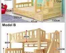 Uşaq yataq otağı mebeli