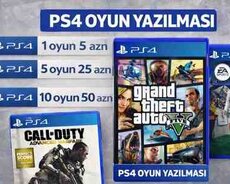 PS4 oyunların yazılması