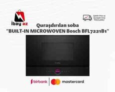 Quraşdırılan soba BUILT-IN MICROWOVEN Bosch BFL7221B1