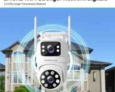 İki Lensli Simsiz Təhlükəsizlik Kamerası